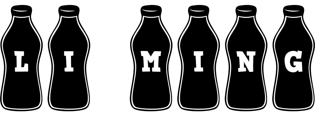 Li Ming bottle logo